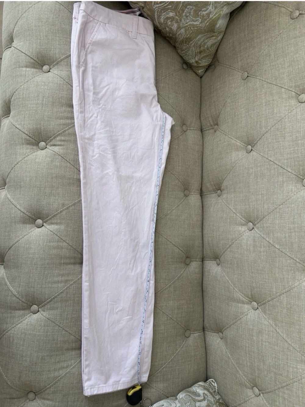 Tommy Hilfiger Women's Straight Leg Chino Pants Lot of 2 Size 8 Pink & Olive - Picture 6 of 15